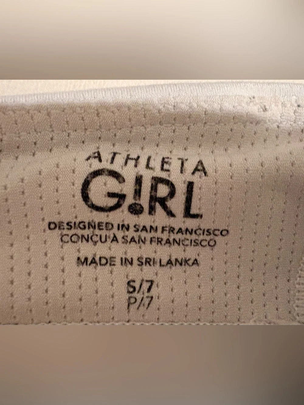 Athleta lightweight white