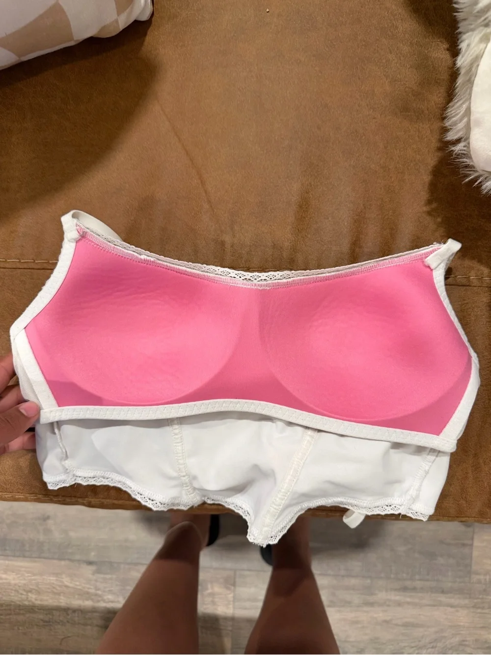 PINK Victorias Secret lace longline