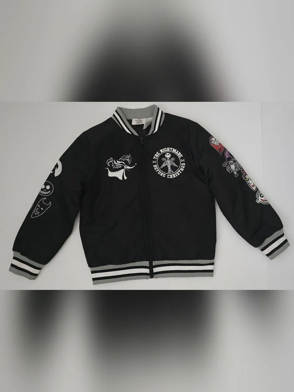 Black & White Kids Bomber Jacket