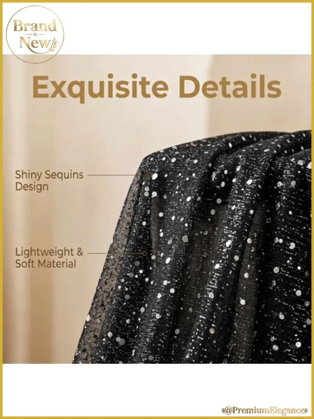 N/A sparkly sheer