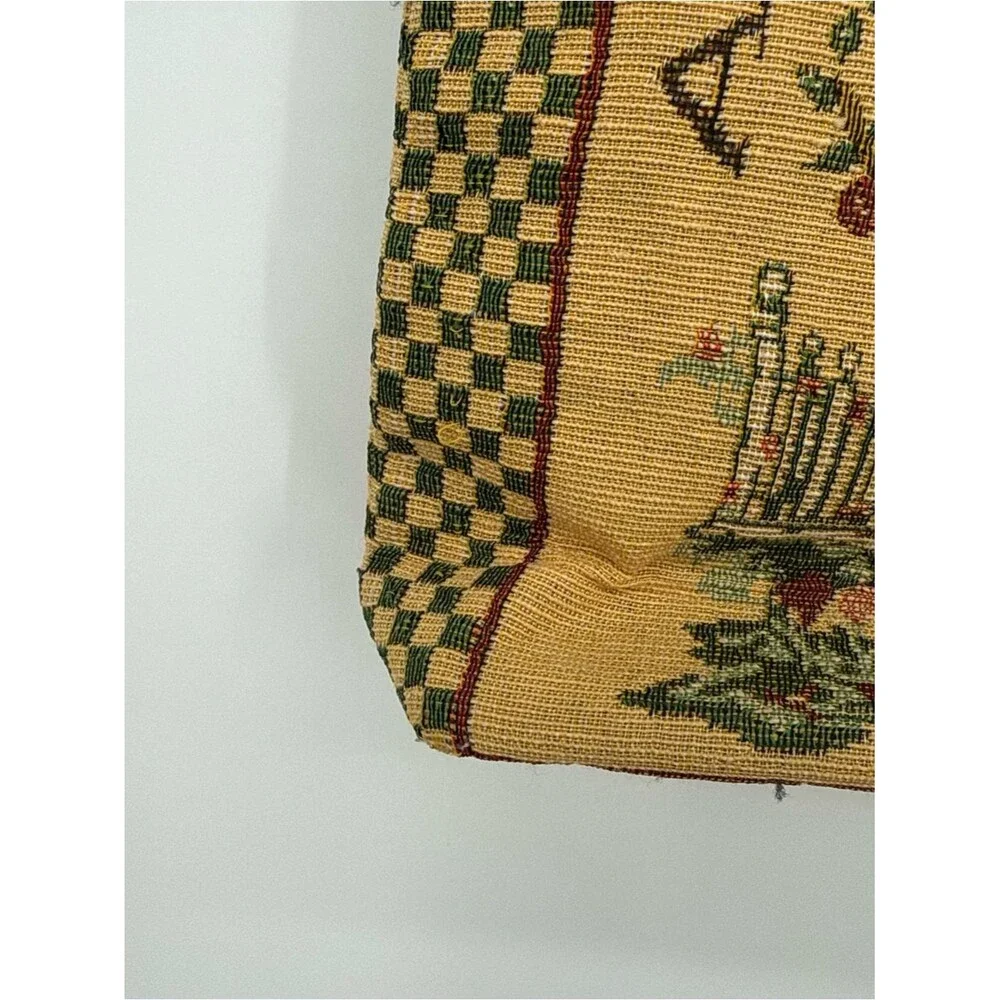 Vintage tapestry tote