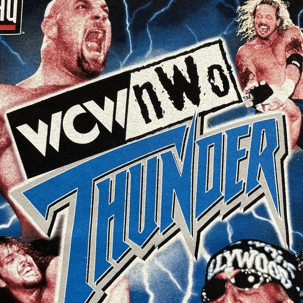 Vintage WCW NWO Thunder PlayStation 1 Video Game Promo Shirt size XL