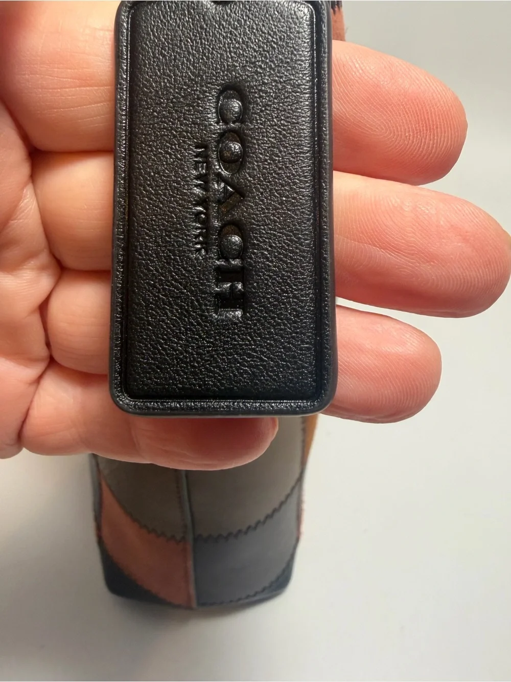 Coach patchwork leather
