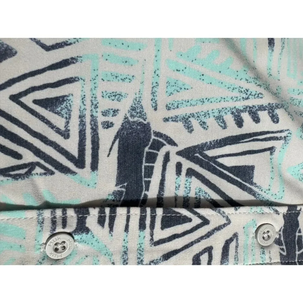 Huk white blue