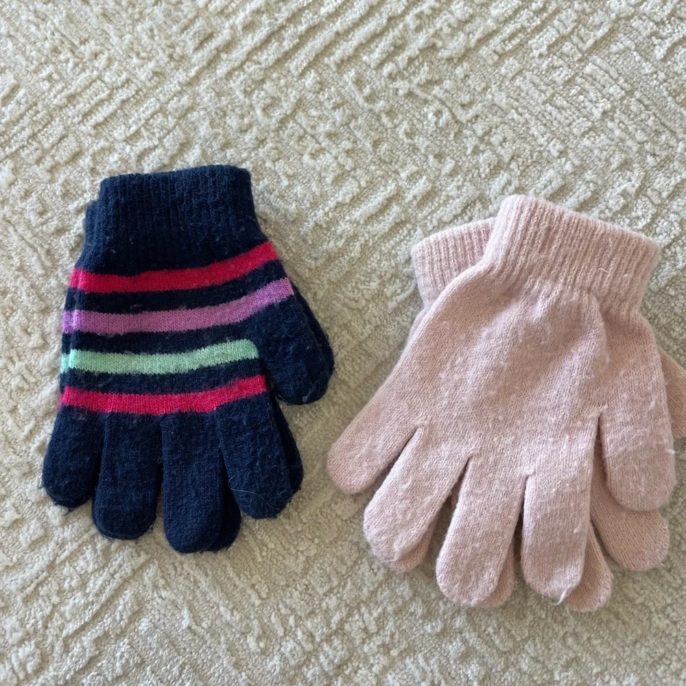 Gap Kids Toddler Girls 2 Sets of Gloves