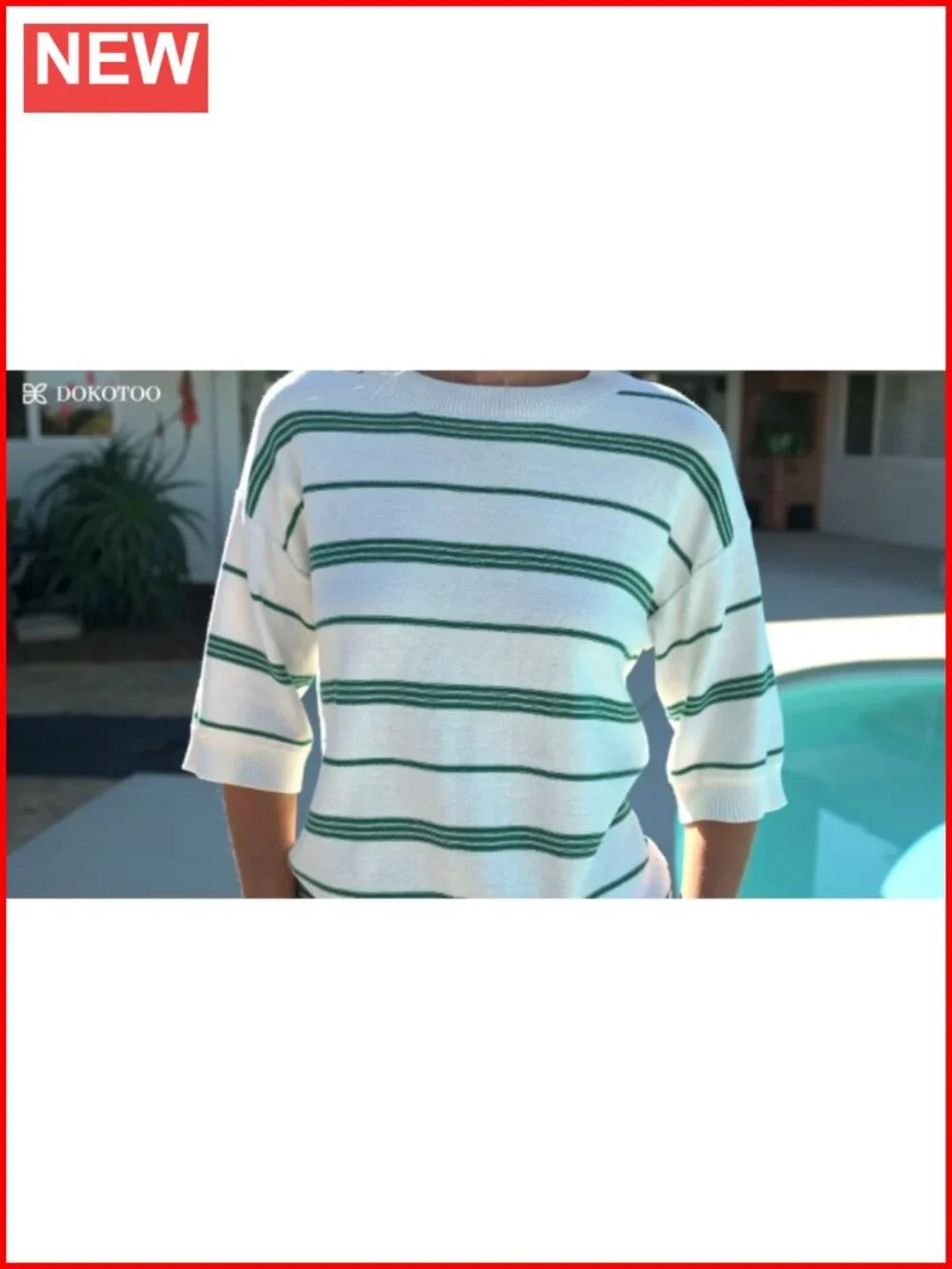 N/A lightweight striped