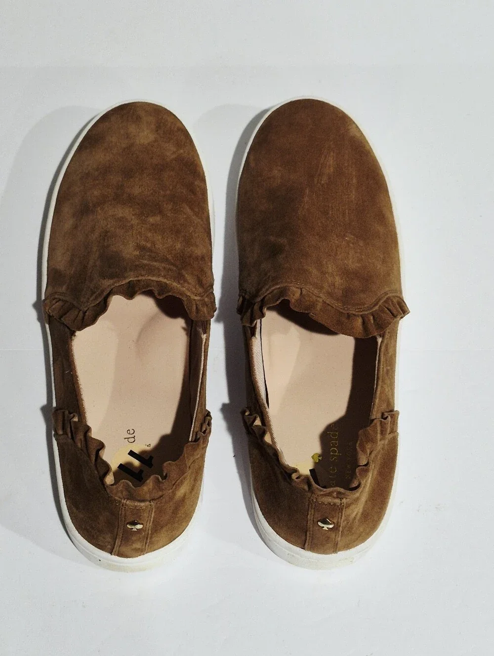 kate spade brown suede