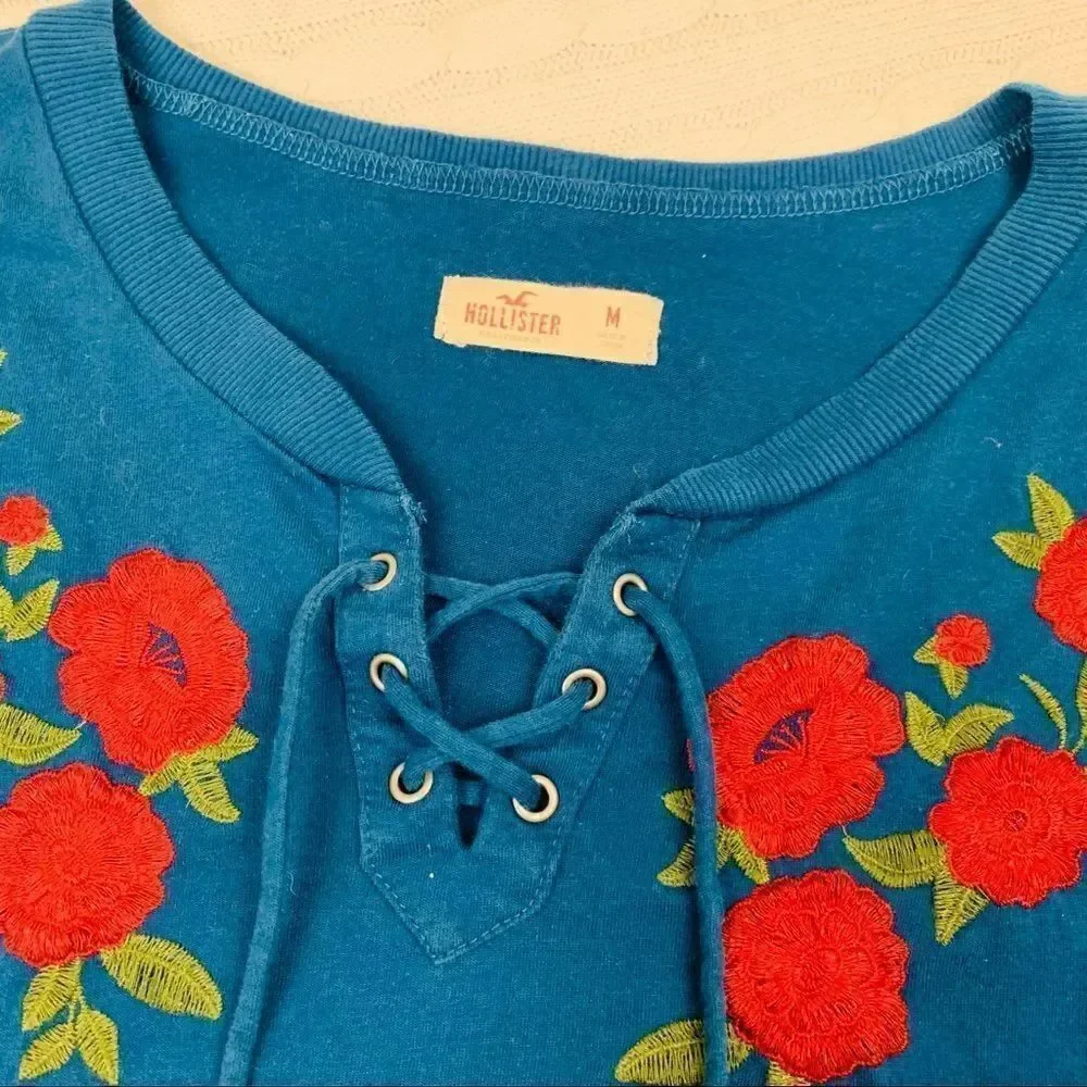 Hollister dark teal