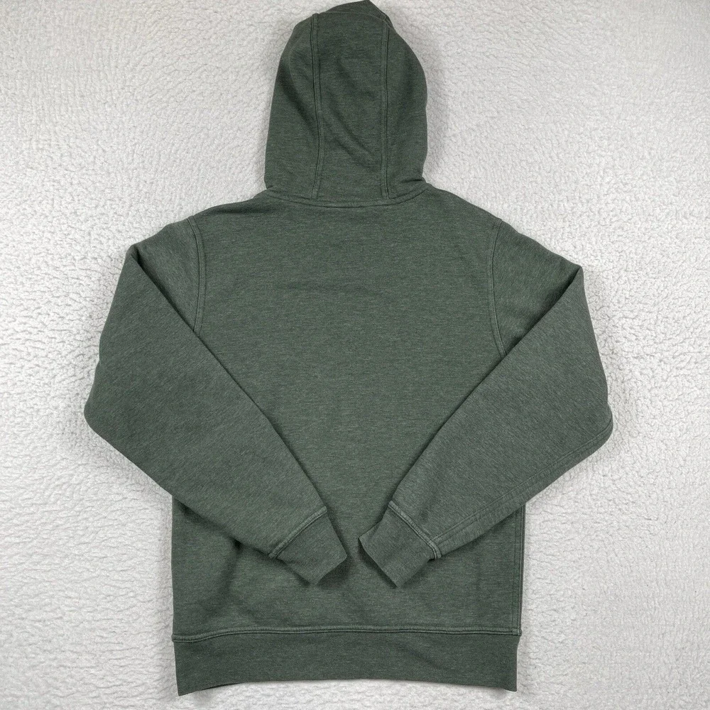 The North Face Sweatshirt Mens Small Green Hoodie Halfdome Camo‎ Fleece Hiker